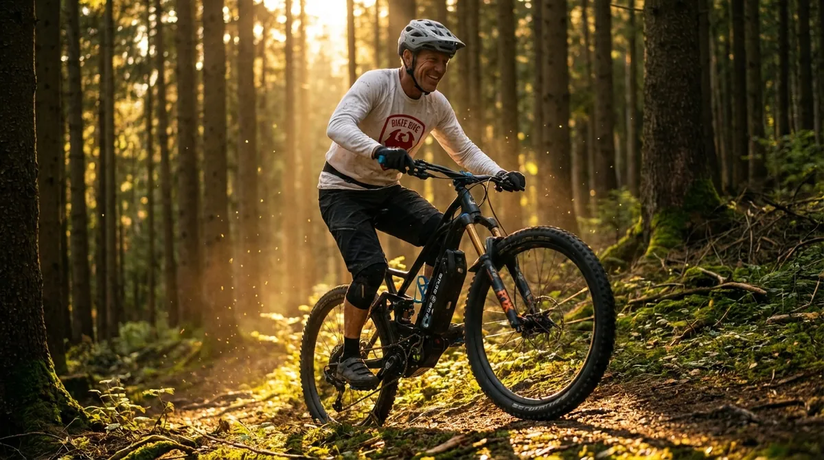 Lightest forest trail