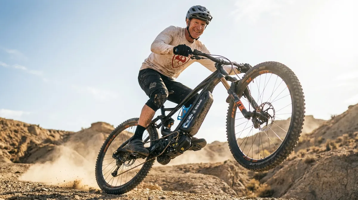 Lightest desert wheelie