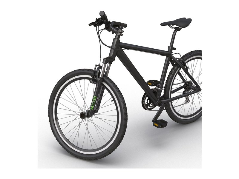 Bike photographed from the front